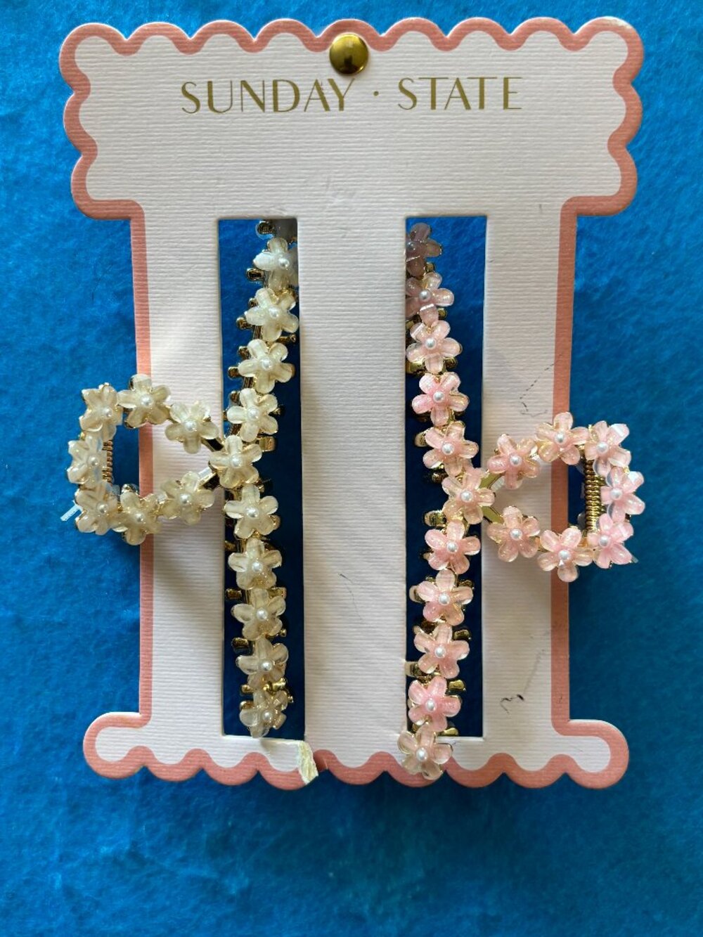 Sunday State Flower Hair Clips